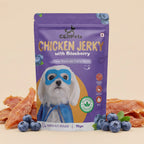 GenPets Chicken Jerky with Blueberry natural immunity support dog treats made in India