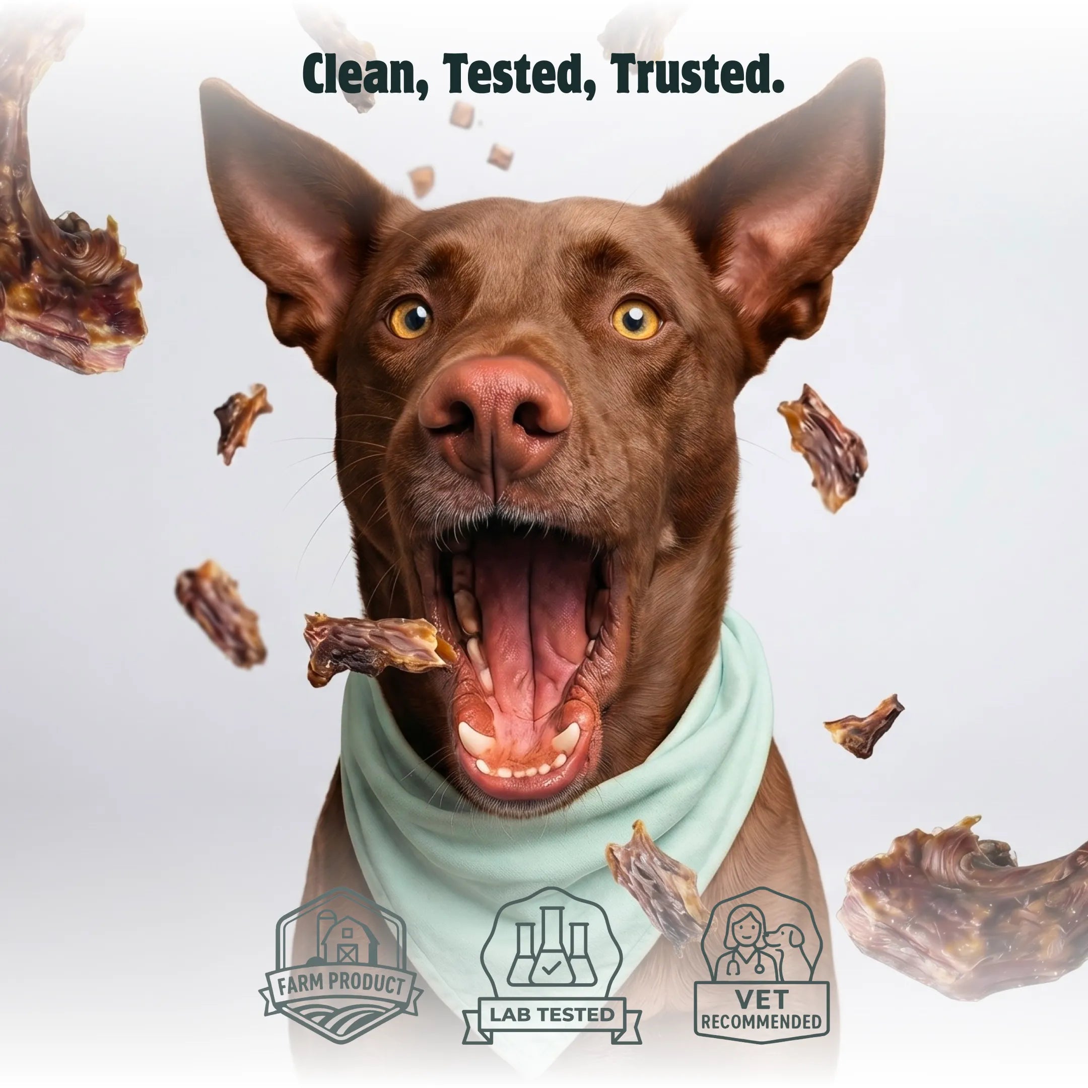 Chicken Neck with Turmeric Dog Treats – Bone & Immunity