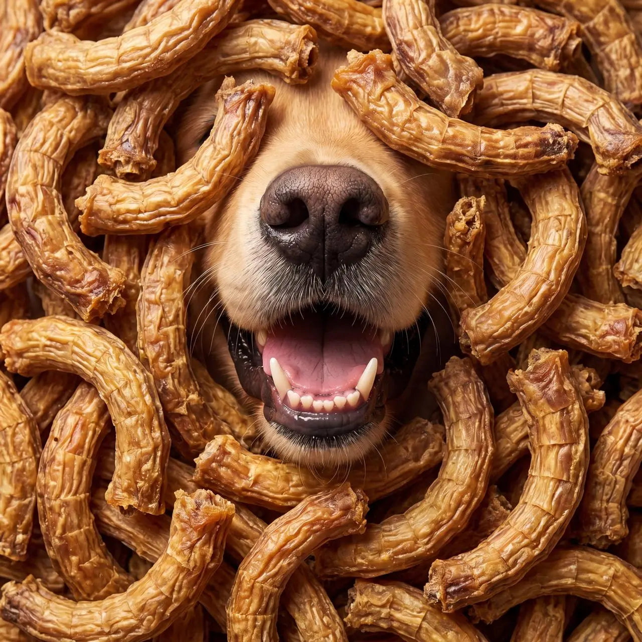 Chicken Neck with Turmeric Dog Treats – Bone & Immunity